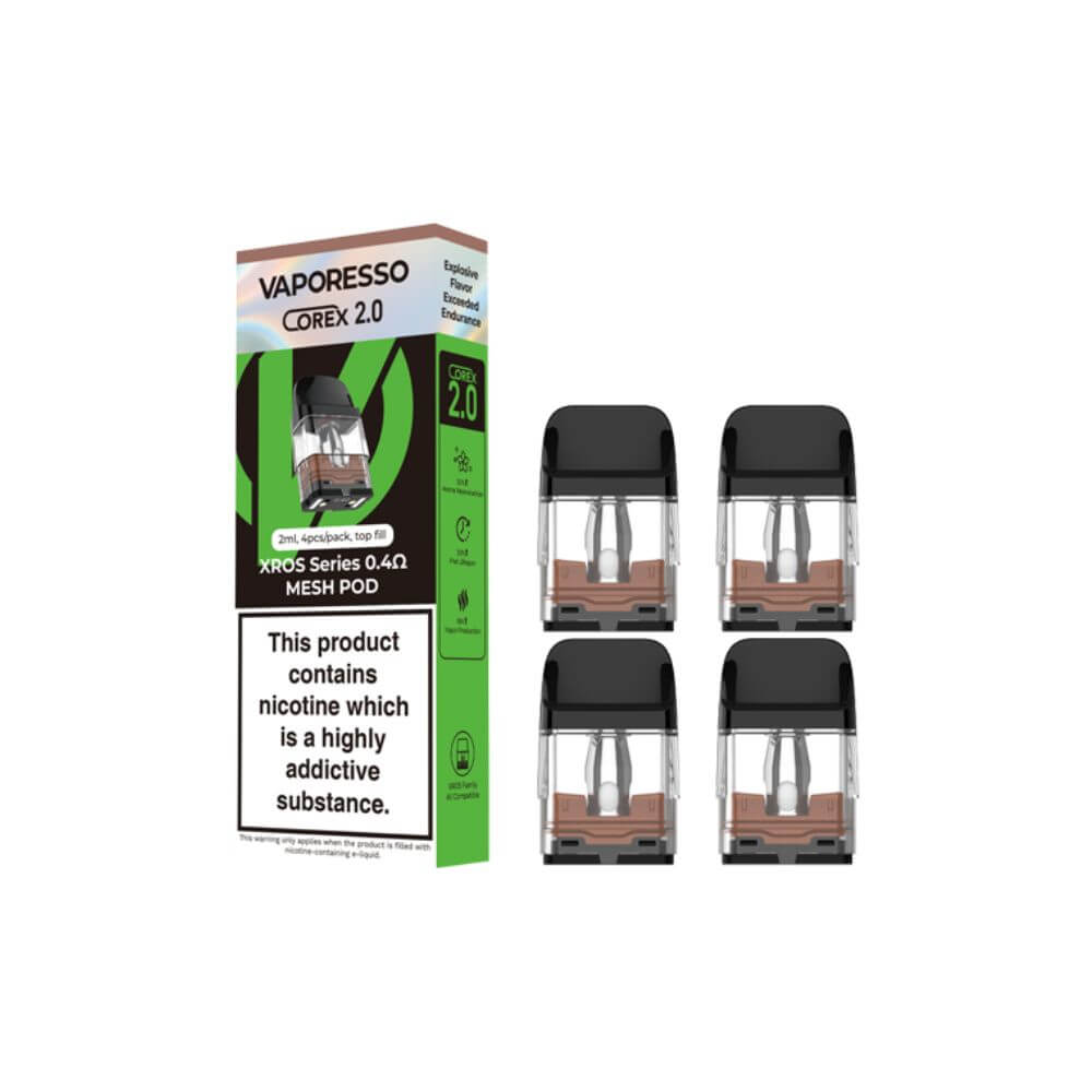 elf bar vape uk Vaporesso Xros Replacement Pods Pack of 4 – The Vapor Shoppe