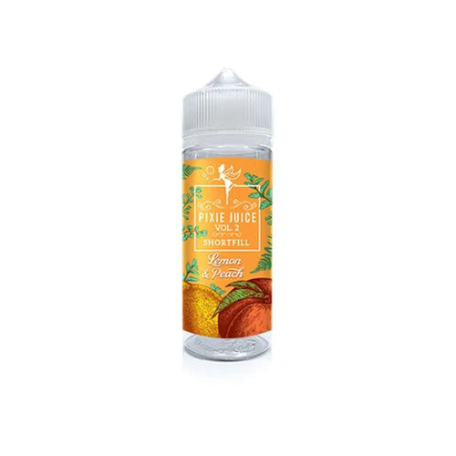 Lemon & Peach 100ml Shortfill e-Liquid by Pixie Juice Vol.2 | The Puffin Hut