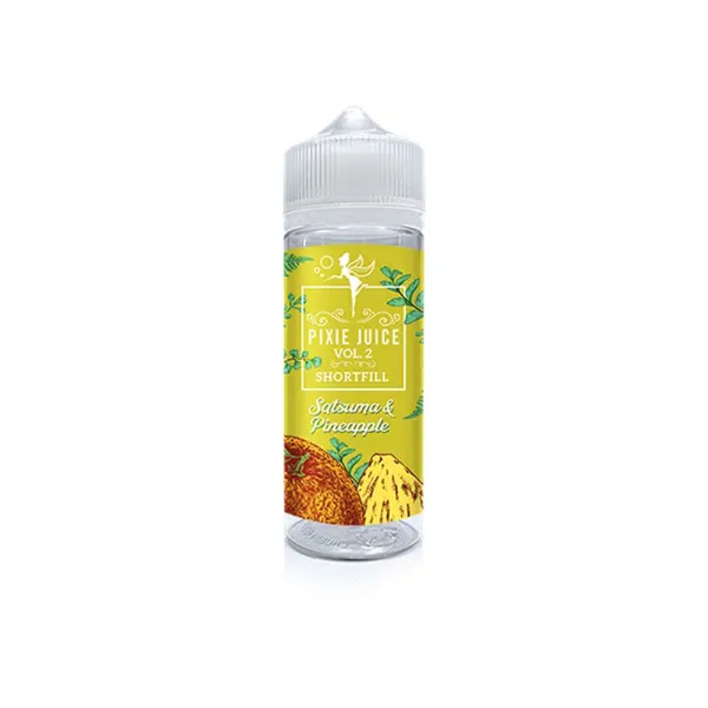 Satsuma & Pineapple 100ml Shortfill eLiquid by Pixie Juice Vol.2 The Puffin Hut Satsuma & Pineapple 100ml Shortfill eLiquid by Pixie Juice Vol.2 The Puffin Hut