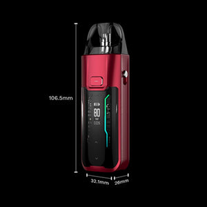 Vaporesso Luxe XR Max Pod Kit - Dimensions | The Puffin Hut
