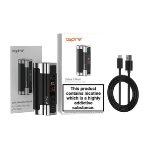 Aspire Zelos 3 Mod - contents | The Puffin Hut