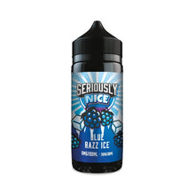 Load image into Gallery viewer, Blue Razz Ice 100ml 0mg e-Liquid by Seriously Nice | The Puffin Hut

