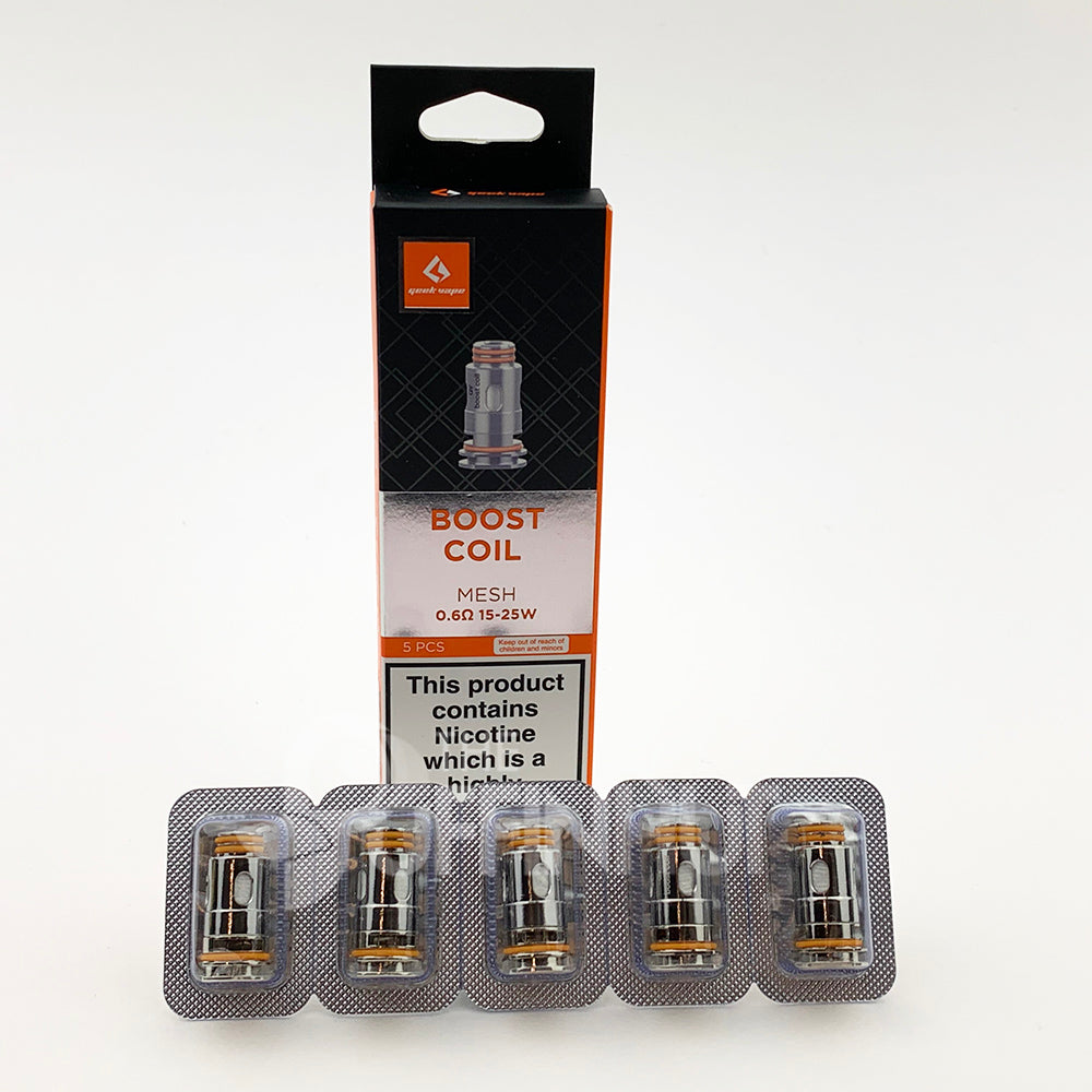GeekVape Aegis Boost Coils 0.6ohm (5pk) The Puffin Hut GeekVape Aegis Boost Coils 0.6ohm (5pk) The Puffin Hut