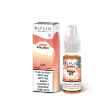 Load image into Gallery viewer, Peach Ice Nic Salt By Elf Bar ElfLiq | The Puffin Hut
