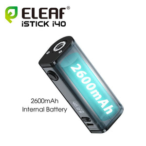 Eleaf iStick i40 Mod - 2600mAh Battery | The Puffin Hut