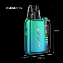 Load image into Gallery viewer, Voopoo Argus P2 Pod Kit - Dimensions | The Puffin Hut
