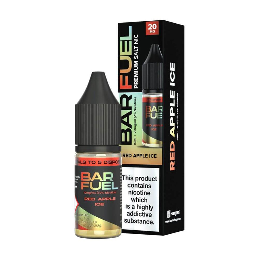 Red Apple Ice Bar Fuel Nicotine Salt e-Liquid by Hangsen | The Puffin Hut