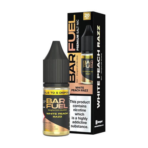 White Peach Razz Bar Fuel Nicotine Salt e-Liquid by Hangsen | The Puffin Hut