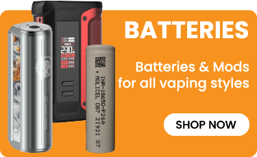 Shop our range of Vape Batteries and Mods. Something to suit all vaping styles | The Puffin Hut