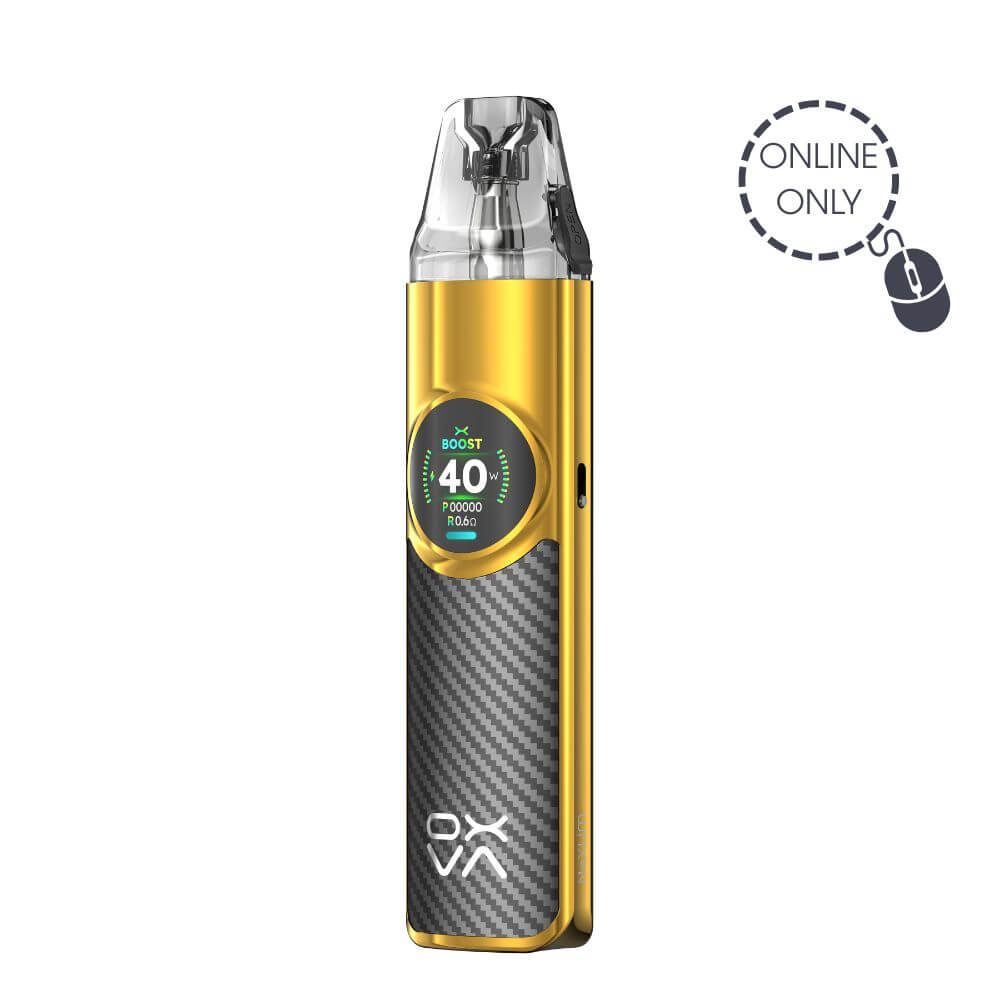 OXVA NeXLIM Vape Pod Kit - Black Gold | The Puffin Hut