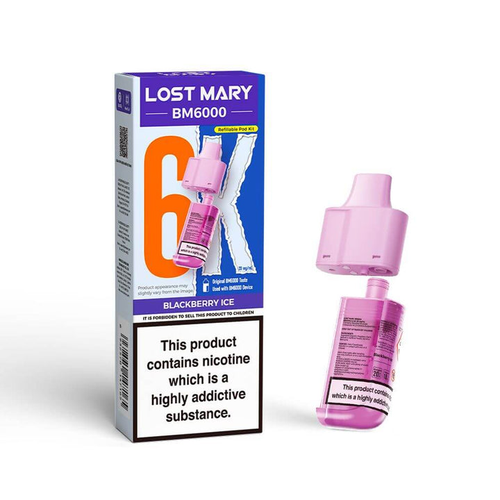 Lost Mary BM6000 Refill Pack - Blackberry Ice