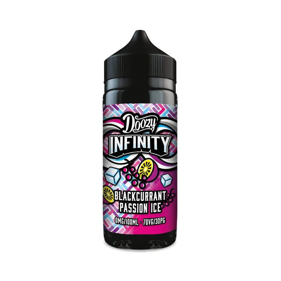 Blackcurrant Passion Ice 100ml Shortfill e-Liquid by Doozy Infinity | The Puffin Hut