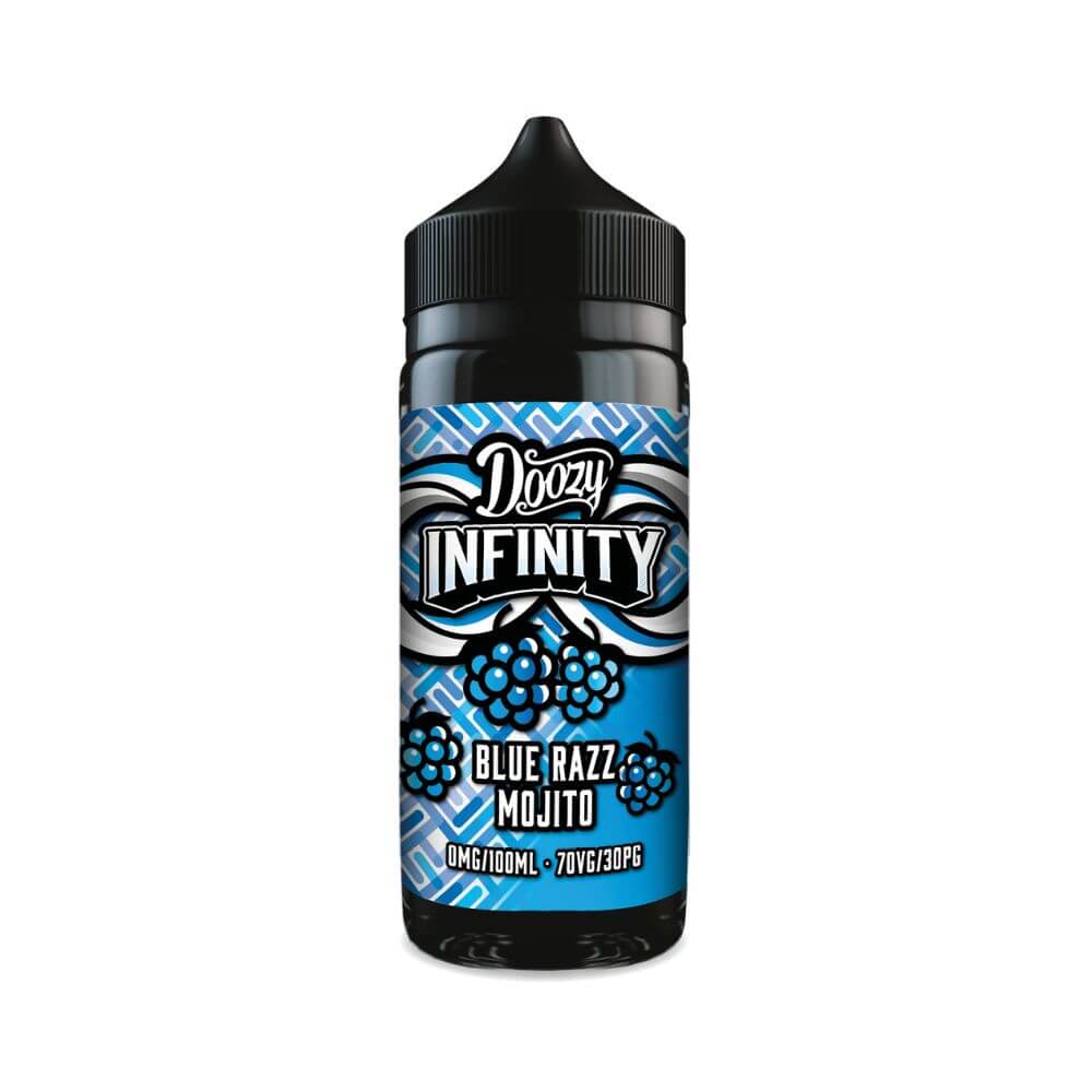 Blue Razz Mojito 100ml Shortfill e-Liquid by Doozy Infinity | The Puffin Hut