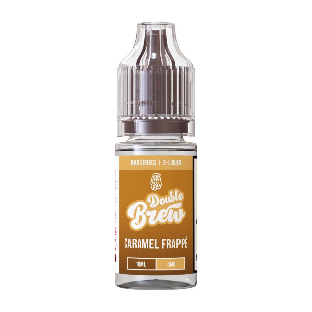 Caramel Frappe Nic Salt e-Liquid By Double Brew | The Puffin Hut