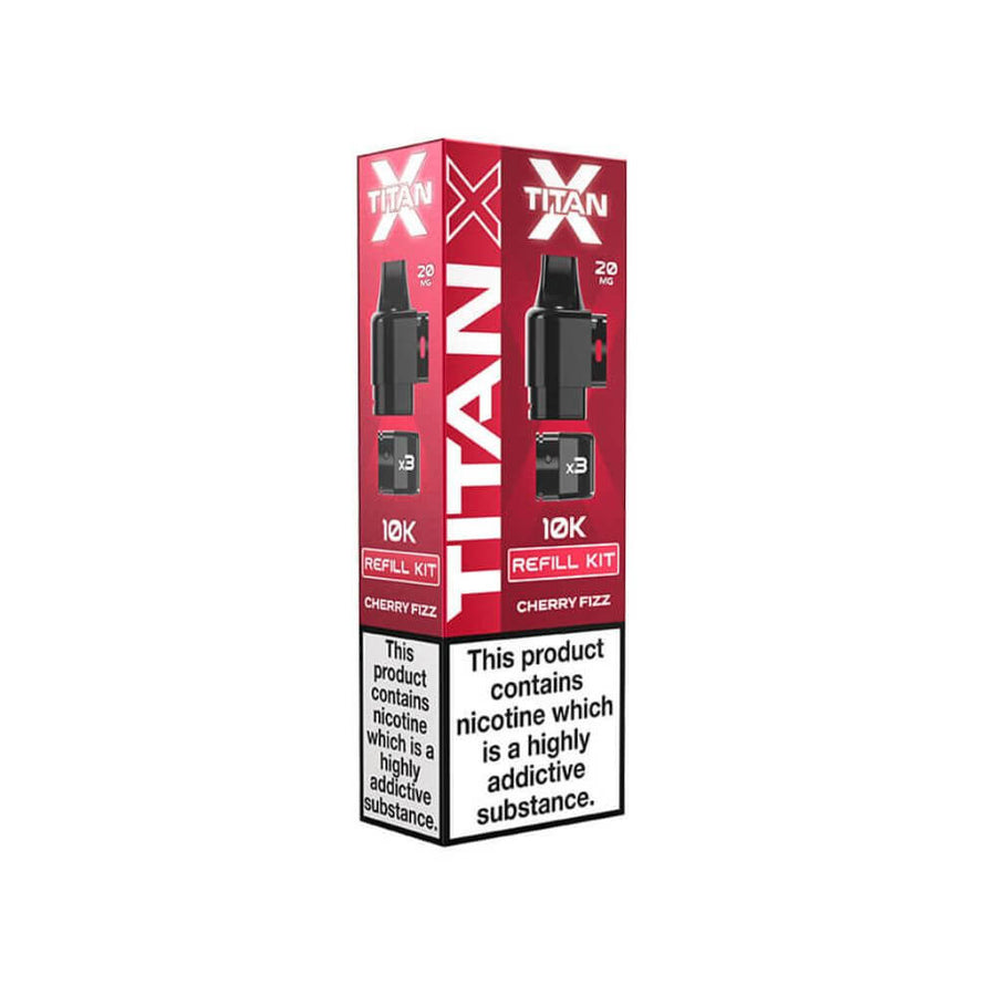 Titan X Refill Pack - Cherry Fizz | The Puffin Hut
