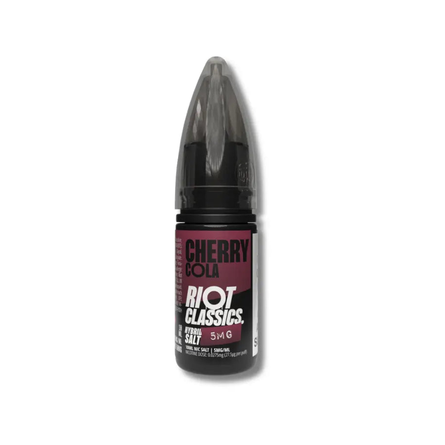 Cherry Cola Hybrid Salt e-Liquid by Riot Classics | The Puffin Hut
