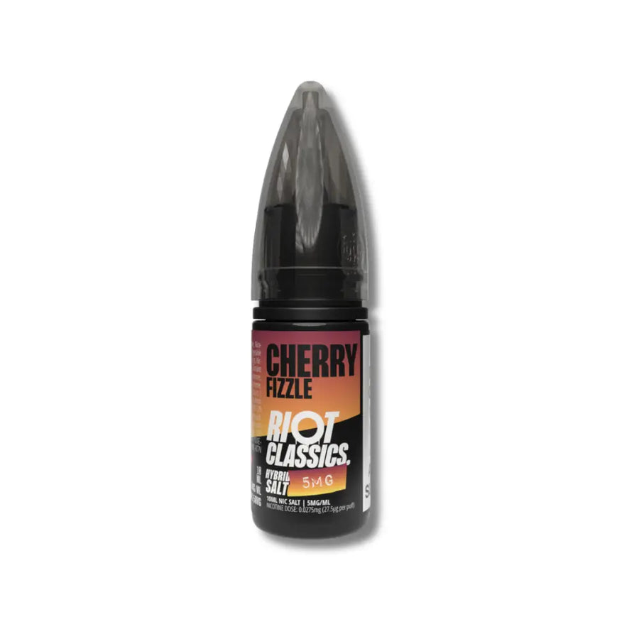 Cherry Fizzle Hybrid Salt e-Liquid by Riot Classics | The Puffin Hut