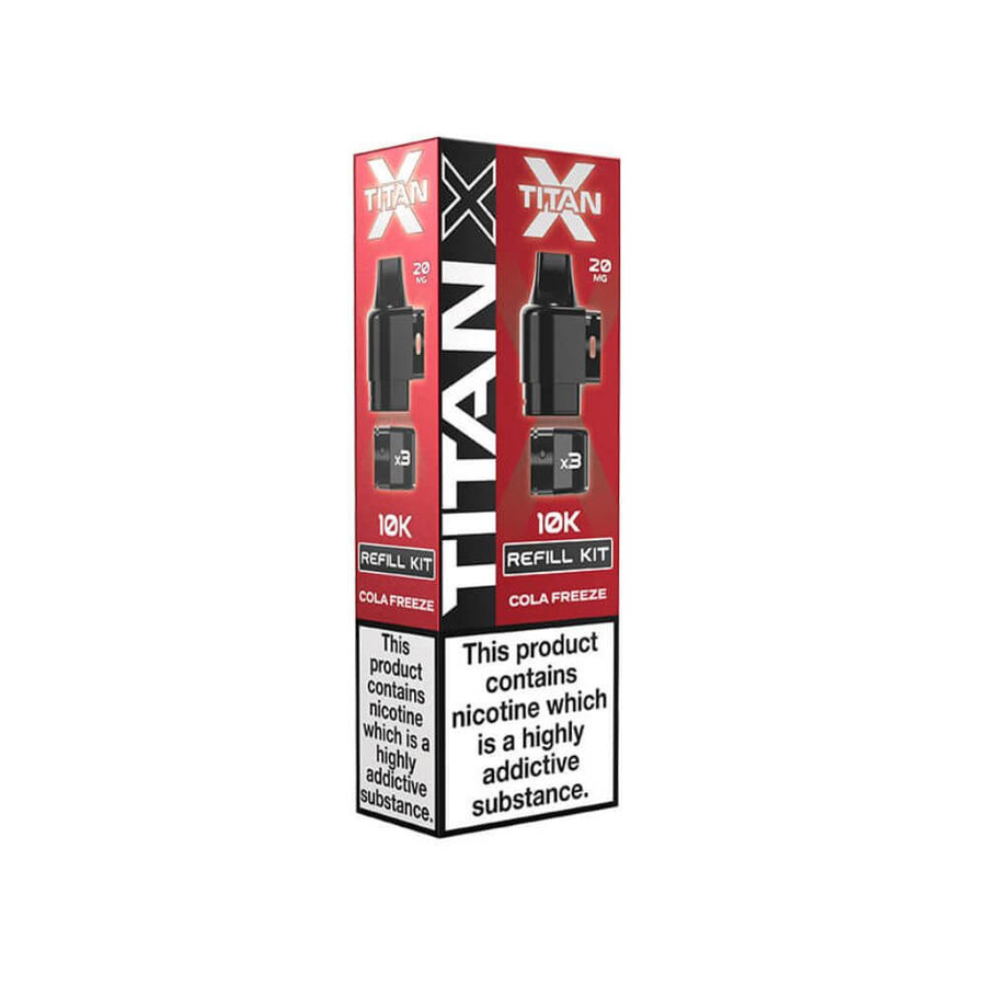Titan X Refill Pack - Cola Freeze | The Puffin Hut