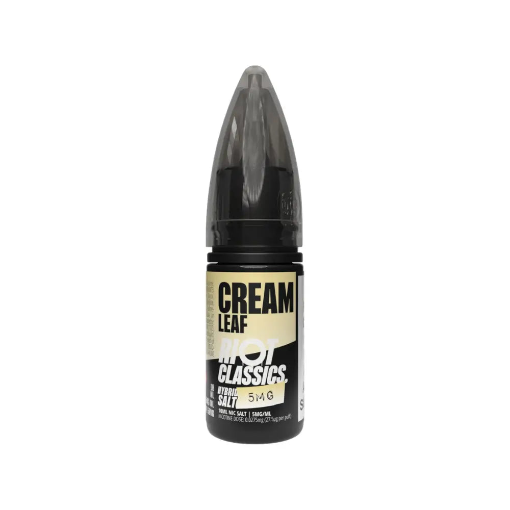 Cream Leaf Hybrid Salt 10ml e-Liquid by Riot Classics | The Puffin Hut