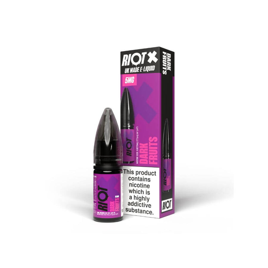 Dark Fruits Nicotine Salt e-Liquid by Riot X | The Puffin Hut