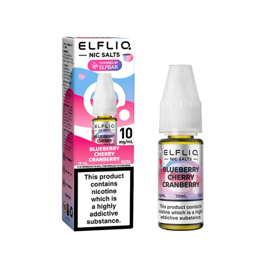 Blueberry Cherry Cranberry Nic Salt By Elf Bar ElfLiq | The Puffin Hut