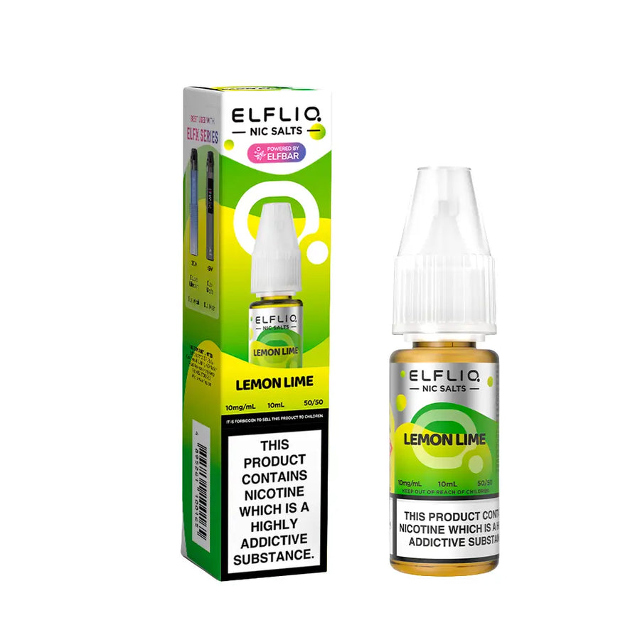Lemon Lime 10ml Nic Salt By Elf Bar ElfLiq | The Puffin Hut