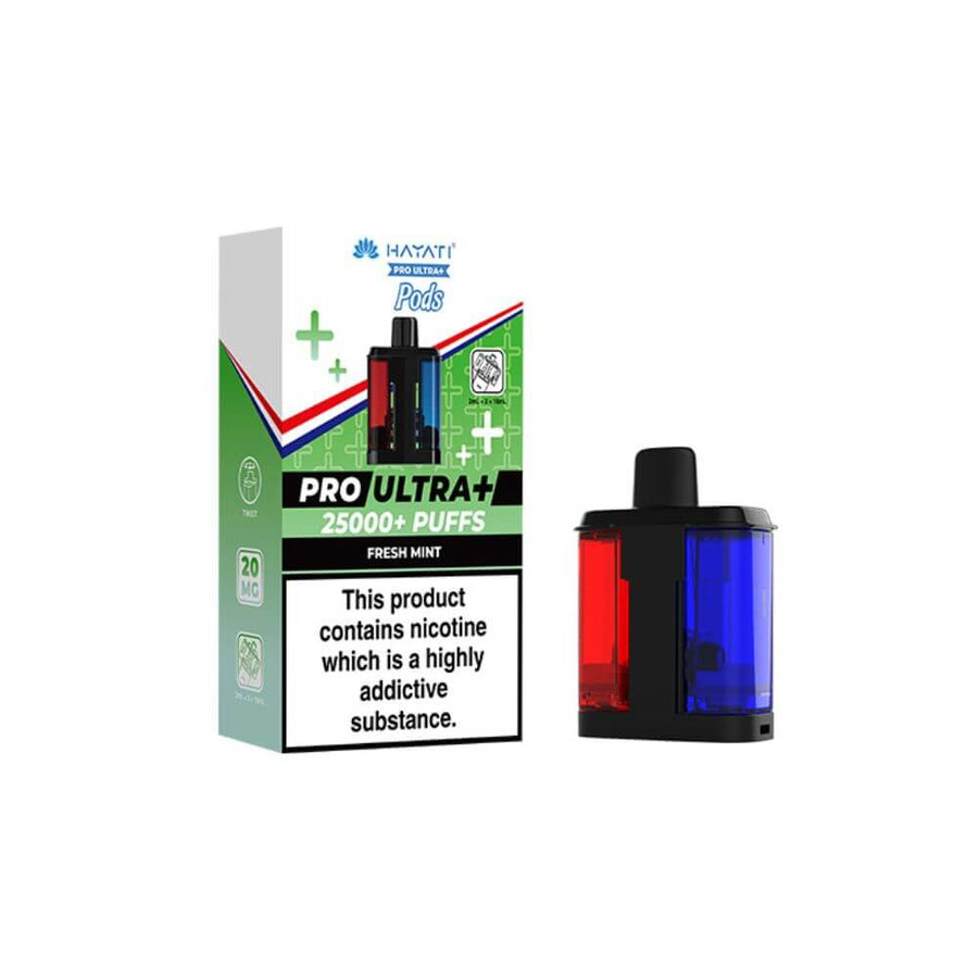 Hayati Pro Ultra+ Refill Pods - Fresh Mint | The Puffin Hut
