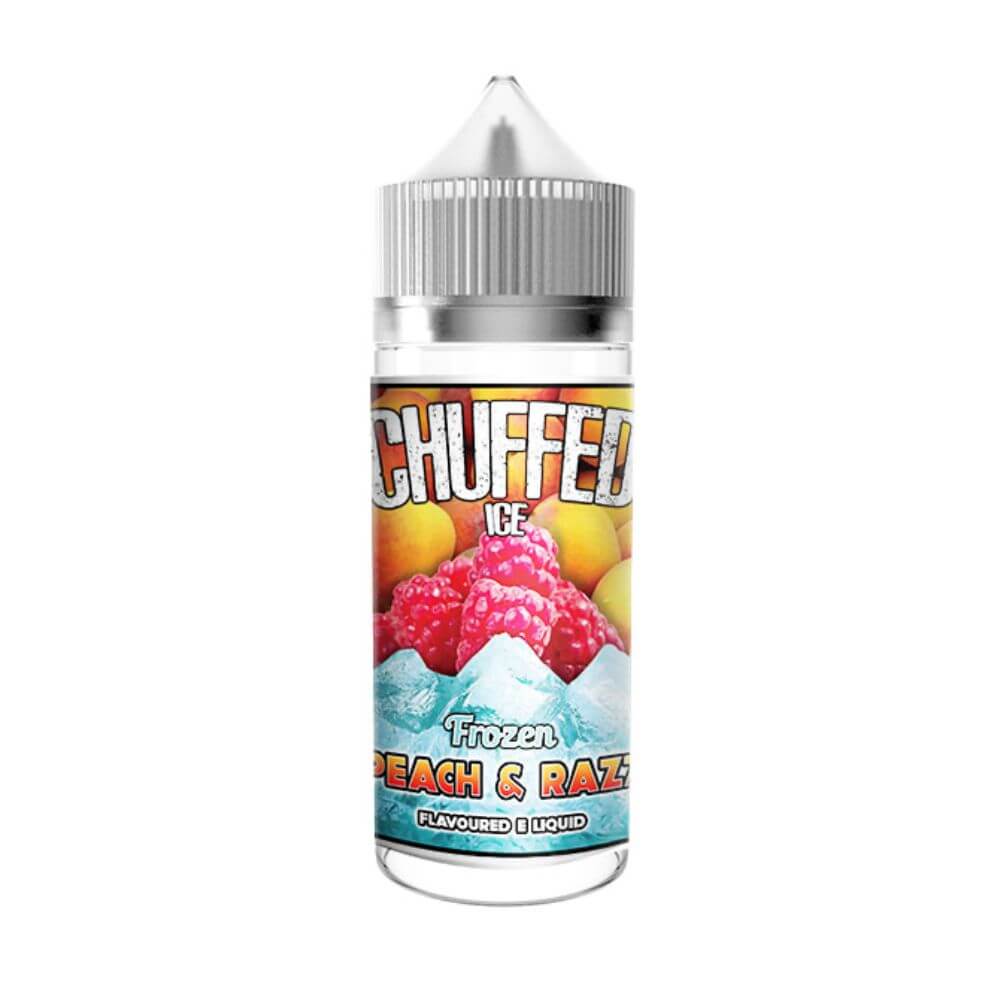 Frozen Peach & Razz 100ml Shortfill eLiquid by Chuffed Ice | The Puffin Hut