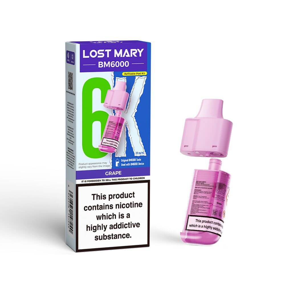 Lost Mary BM6000 Refill Pack - Grape