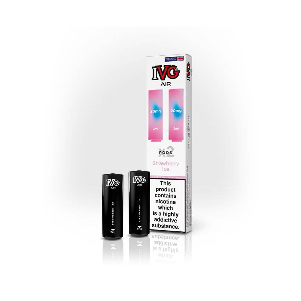 IVG Air 4-in-1 Pre-Filled Pods - Strawberry Ice | The Puffin Hut