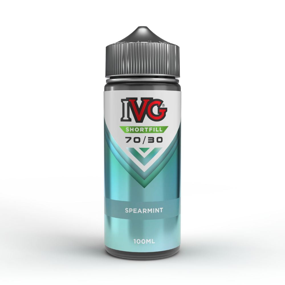 Spearmint 100ml Shortfill e-Liquid by IVG | The Puffin Hut