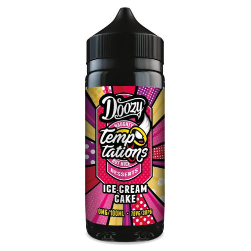 Ice Cream Cake 100ml Shortfill e-Liquid by Doozy Temptations | The Puffin Hut