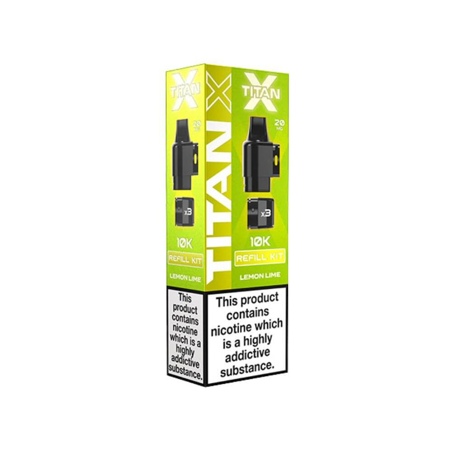 Titan X Refill Pack - Lemon Lime | The Puffin Hut