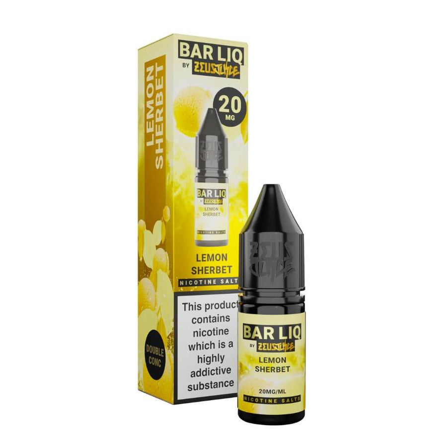 Lemon Sherbet Bar Liq 10ml Nicotine Salt e-Liquid by Zeus Juice | The Puffin Hut