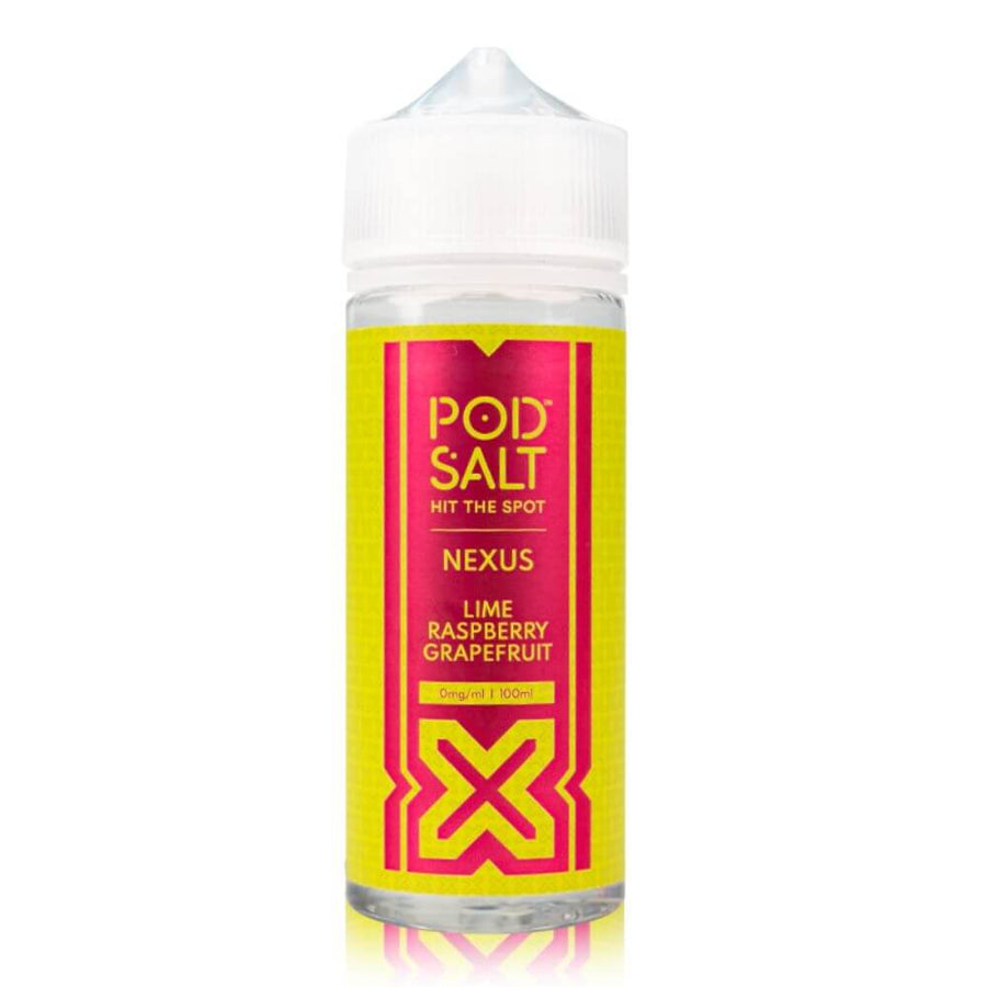 Lime Raspberry Grapefruit 100ml Shortfill e-Liquid by Pod Salt Nexus | The Puffin Hut