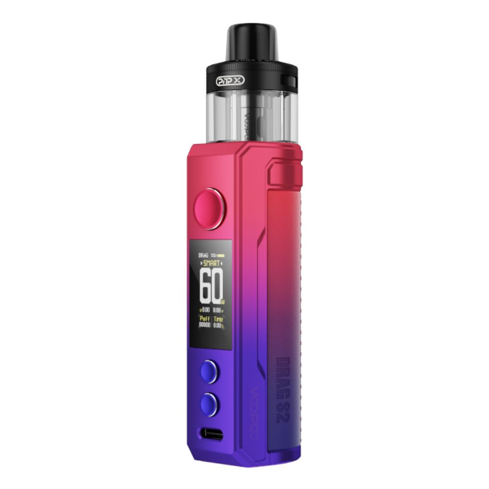 VooPoo Drag S2 Vape Kit | FREE UK Delivery The Puffin Hut VooPoo Drag S2 Vape Kit | FREE UK Delivery The Puffin Hut