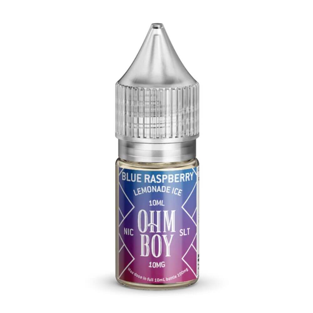 Blue Raspberry Lemonade Ice Nic Salt by Ohm Boy SLT | The Puffin Hut