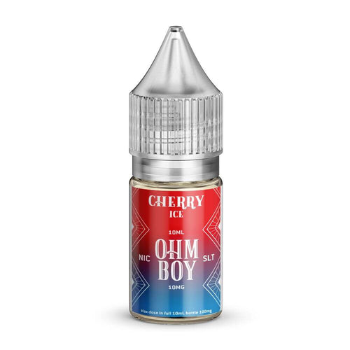 Cherry Ice 10ml Nic Salt e-Liquid by Ohm Boy SLT | The Puffin Hut