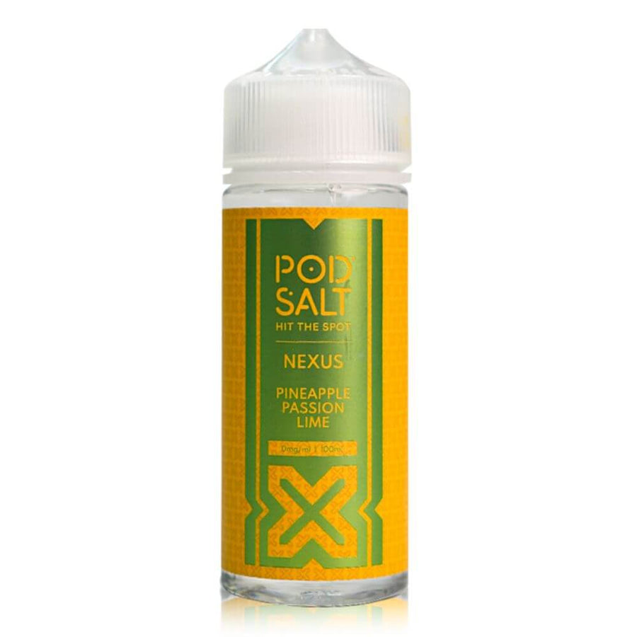 Pineapple Passion Lime 100ml Shortfill e-Liquid by Pod Salt Nexus | The Puffin Hut