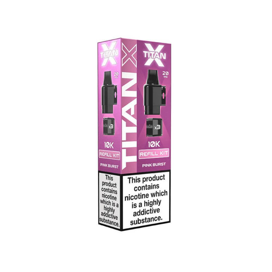 Titan X Refill Pack - Pink Burst | The Puffin Hut