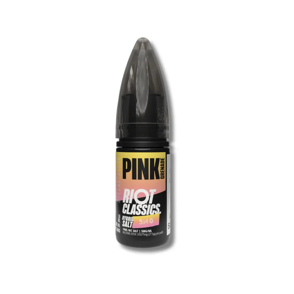 Pink Grenade Hybrid Salt e-Liquid by Riot Classics | The Puffin Hut