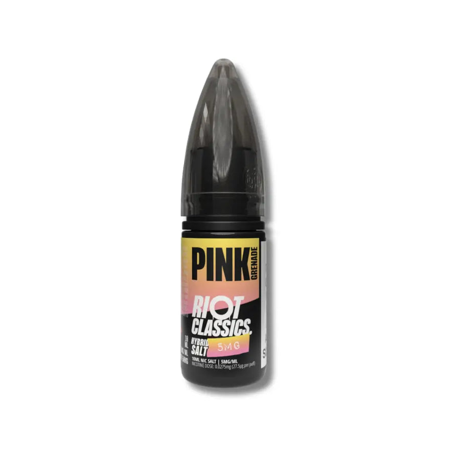 Pink Grenade Hybrid Salt e-Liquid by Riot Classics | The Puffin Hut