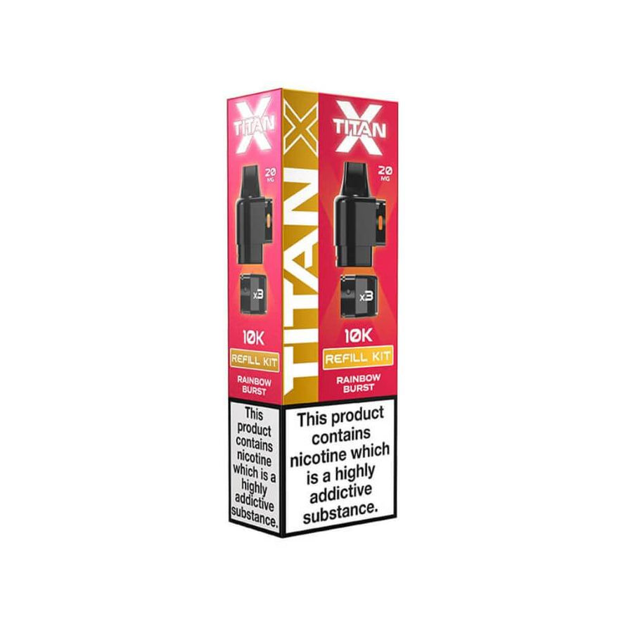 Titan X Refill Pack - Rainbow Burst | The Puffin Hut