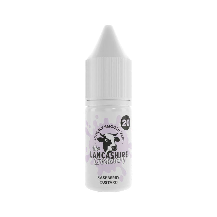 Raspberry Custard 10ml Nic Salt e-Liquid by The Lancashire Creamery | The Puffin Hut