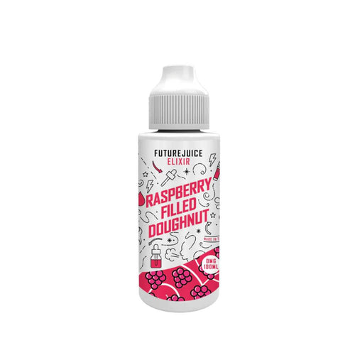 Raspberry Filled Doughnut 100ml Shortfill by Future Juice Elixir | The Puffin Hut