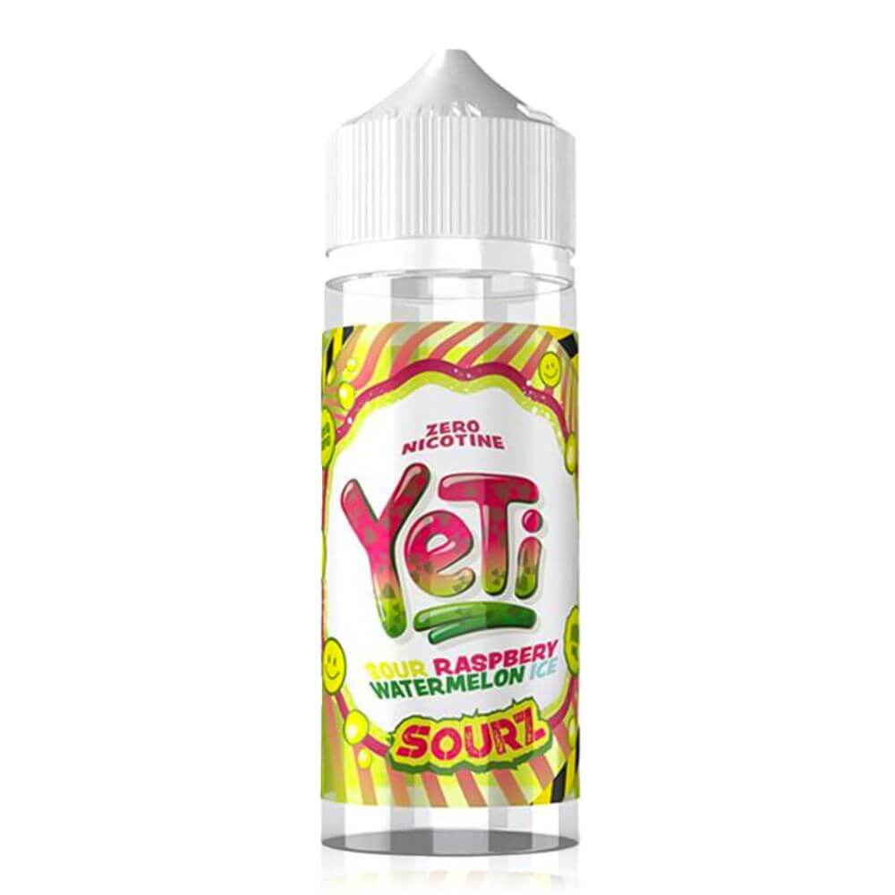 Sour Raspberry Watermelon Ice 100ml Shortfill e-Liquid by Yeti Sourz | The Puffin Hut
