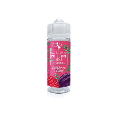 Raspberry & Plum 100ml Shortfill e-Liquid by Pixie Juice Vol.2 | The Puffin Hut