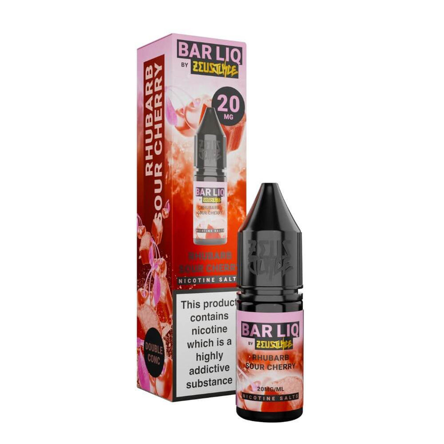 Rhubarb Sour Cherry Bar Liq Nicotine Salt e-Liquid by Zeus Juice | The Puffin Hut