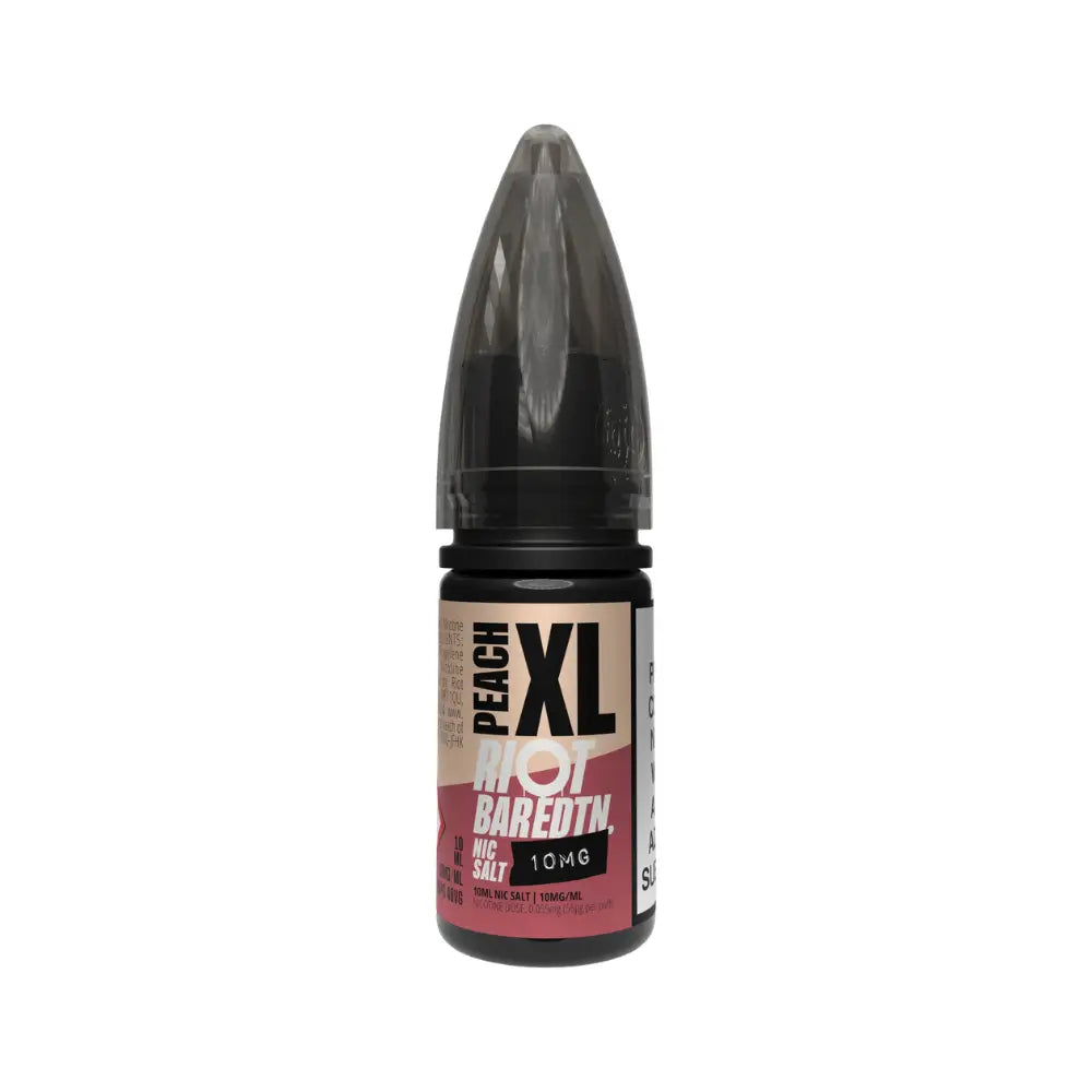 Peach XL Nic Salt 10ml e-Liquid by Riot BAR EDTN | The Puffin Hut