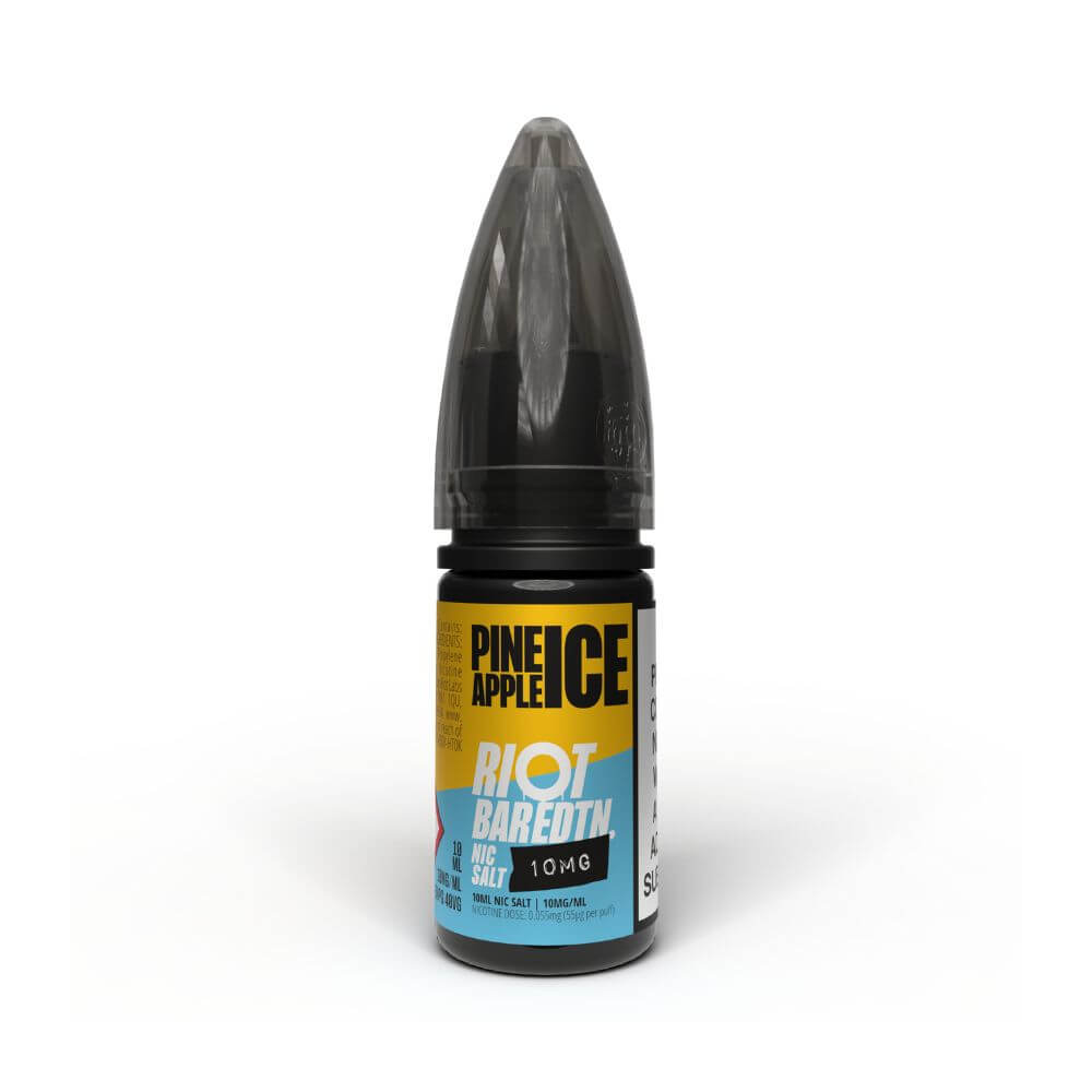 Pineapple Ice 10ml Nic Salt e-Liquid by Riot BAR EDTN | The Puffin Hut